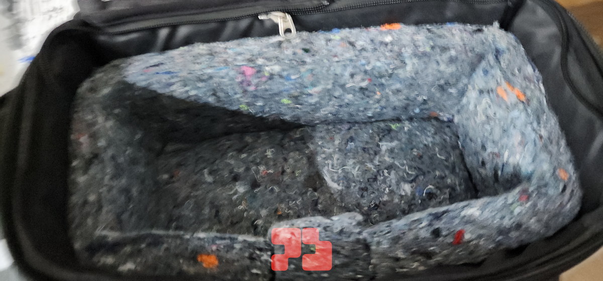 Photo showing the bottom portion of the added insulation. I believe this is the most important part of the upgrade.